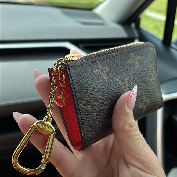 Louis Vuitton | Bags | Louis Vuitton Brown And Red Monogram Key
